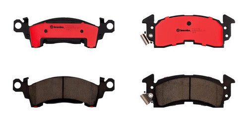 BRE-P10017N - BALATAS <BR> CHEVROLET CAMARO 1981-1969 <BR> MALIBU 1977-1973 <BR> JEEP CHEROKEE 1983-1974 <BR> BALATA DELANTERO