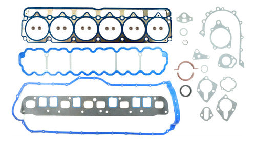 FSX-0260067 - JUEGO DE EMPAQUES - JEEP CHEROKEE L6 4.0 L. 12 V. 242 CID 1999-2001 - JEEP GRAND CHEROKEE L6 4.0 L. 12 V. 242 CID 1999-2004 - JEEP WRANGLER L6 4.0 L. 12 V. 242 CID 2000-2006