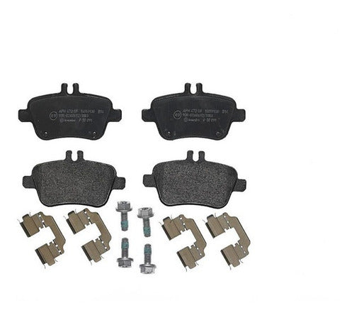 BRE-P50091 - BALATAS - MERCEDES-BENZ A180 2016-2013 - A200 2017-2013 - B180 2015-2012 - CLA250 2014 - SLC300 2018 - SLK250 2013-2012 - SLK350 2016-2012 - BALATA TRASERO