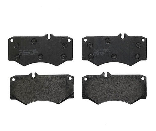 BRE-P50003 - BALATAS <BR> MERCEDES-BENZ G55 AMG 2004-2003 <BR> G500 2015-1999 <BR> BALATA DELANTERO