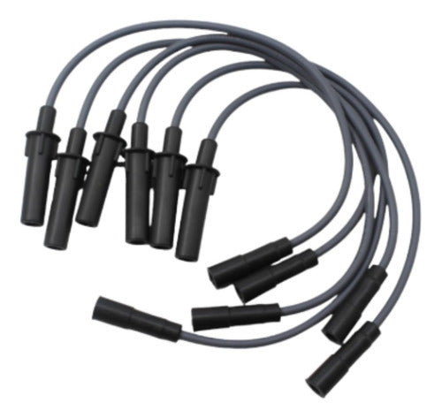 C-P7D38 - CABLE DE BUJIA - SILICON KEVLAR DIAMETRO 7 MM (CAJA TAPA AMARILLA) - CARAVAN VOYAGER V6 3.3L 3.8L 01-06 - PACIFICA 3.8L 04-07 SILICON