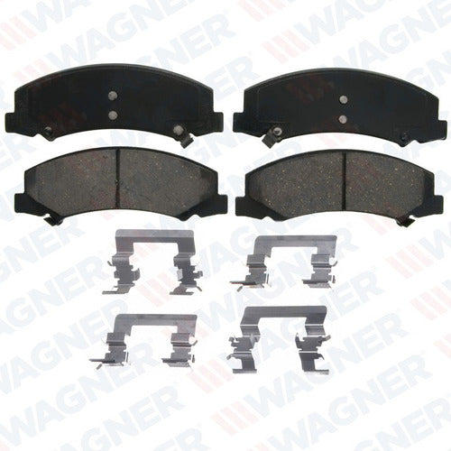 WD-1159 - BALATAS - CERAMICA DELANTERA - BUICK LACROSSE INC SUPER 08-09 - BUICK LUCERNE 06-10 - CADILLAC DTS EXC HD 06-11 - CHEVROLET IMPALA 06-13 - CHEVROLET MONTECARLO 06-07
