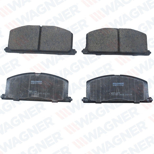 WD-242 - BALATAS CERAMICA DELANTERA TOYOTA MR2 91-95 TOYOTA PASEO 92-99 TOYOTA TERCEL 91-98