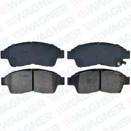 WD-562 - BALATAS - CERAMICA DELANTERA - CHEVROLET PRIZM 93-97 - TOYOTA CAMRY 92-00 - TOYOTA CELICA 94-97 - TOYOTA COROLLA 93-97 - TOYOTA RAV4 96-00