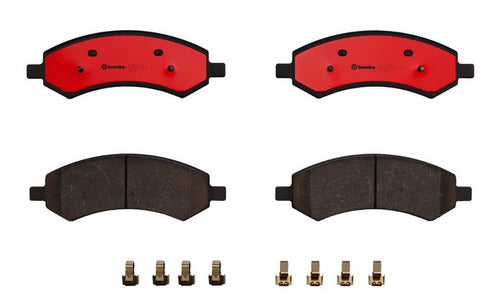 BRE-P18013N - BALATAS - CHRYSLER ASPEN 2007 - DODGE DAKOTA 2008-2005 - DAKOTA 2012-2010 - DURANGO 2009-2007 - RAM 1500 2010-2006 - MITSUBISHI RAIDER 2007-2006 - RAM 1500 2016-2011 - BALATA DELANTERO