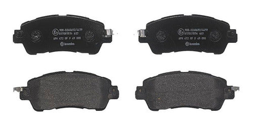 BRE-P49055 - BALATAS - MAZDA 2 2021-2016 - NISSAN KICKS 2019-2017 - VERSA 2021-2020 - TOYOTA YARIS 2020-2019 - YARIS R 2019-2016 - BALATA DELANTERO