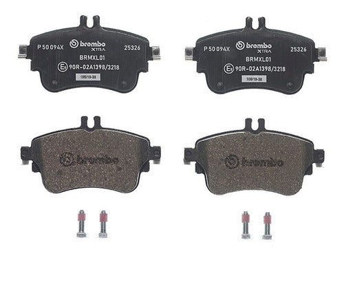 BRE-P50094X - BALATAS MERCEDES-BENZ A180 2016-2013 B180 2015-2012 BALATA DELANTERO