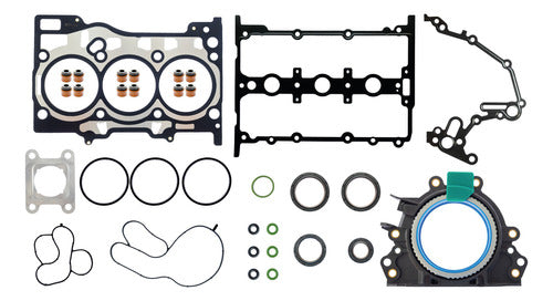 FSX-8630060 - 1.0L LITROS V.W 3 CIL 12V UP 16/18. JUNTA DE CABEZA ESCAPE Y PUNTERÍA EN MLS ADMISIÓN EN SILICÓN. NO