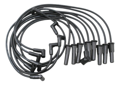 C-EF302E - CABLE DE BUJIA <BR> EPDM KEVLAR DIAMETRO 8 MM (CAJA TAPA NEGRA) <BR> AUTOS Y PICK UPS V8 255 302 351 ENC. ELECT. 77-85 CARB. EPDM