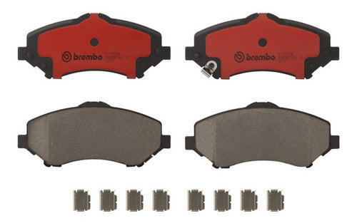 BRE-P11022N - BALATAS <BR> CHRYSLER TOWN & COUNTRY 2008 <BR> JEEP LIBERTY 2013-2008 <BR> VOLKSWAGEN ROUTAN 2014-2009 <BR> BALATA DELANTERO