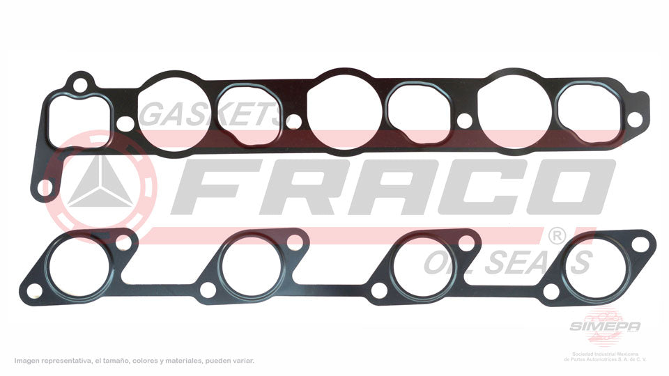 MIX-5540335 - EMPAQUE MULTIPLE DE ADMISION PARA MITSUBISHI L200 L4 2.5 L DIESEL 16 V. DOHC 4D56T 2006-2016