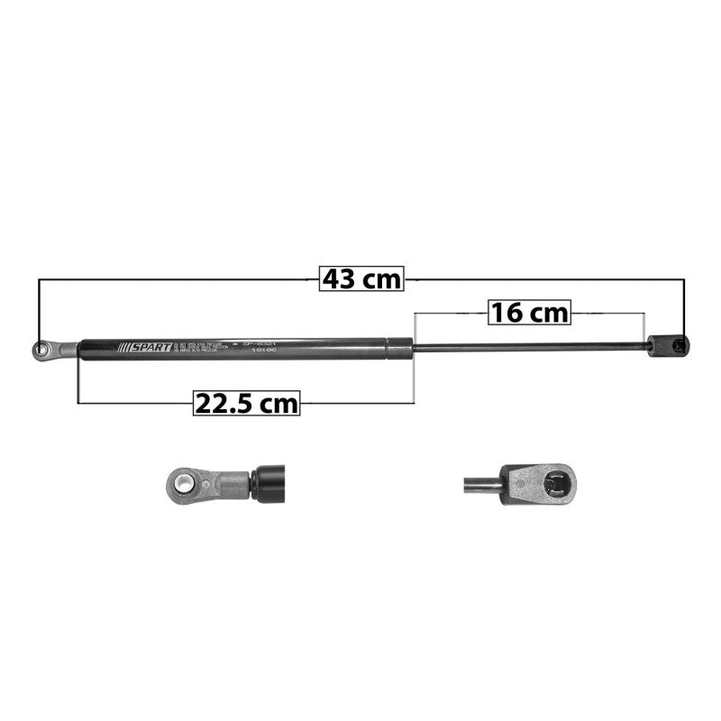 MANJ-8870 - AMORTIGUADOR VIDRIO TRASERO PARA FORD EXPLORER 1991-2001 TRASERO