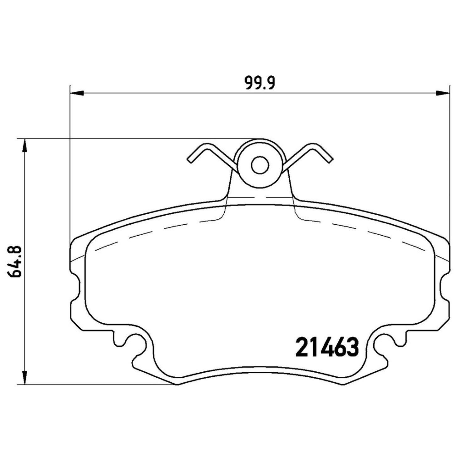 BRE-P68008 - BALATAS DELANTERAS PARA NISSAN APRIO BASE 2008-2010