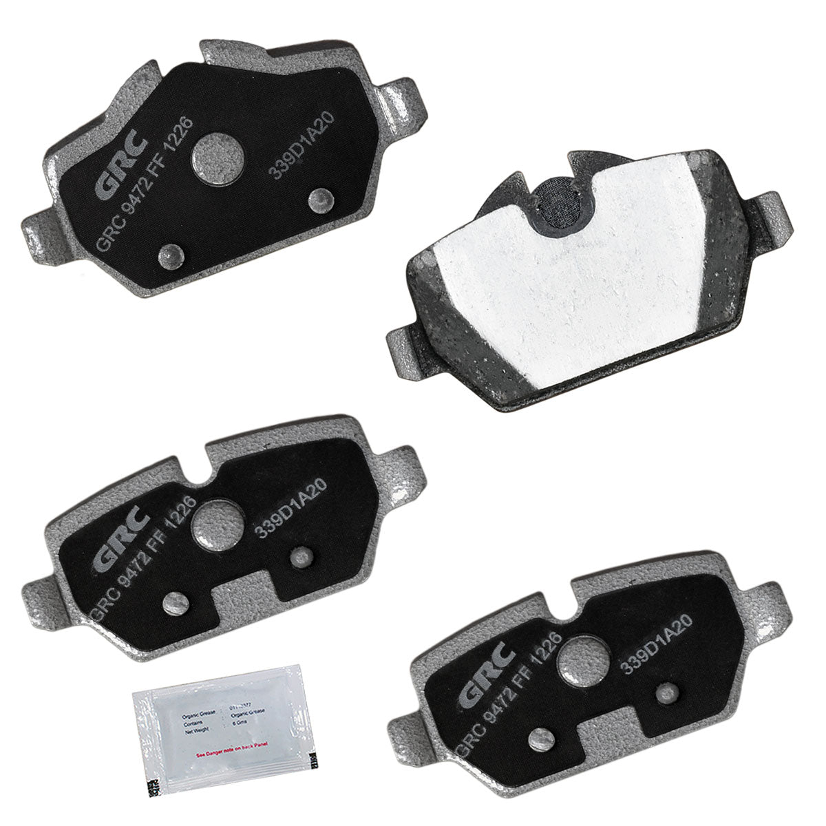 GPRD1226 - BALATAS CERAMICAS TRASERAS PARA BMW 120I BASE 2007-2010