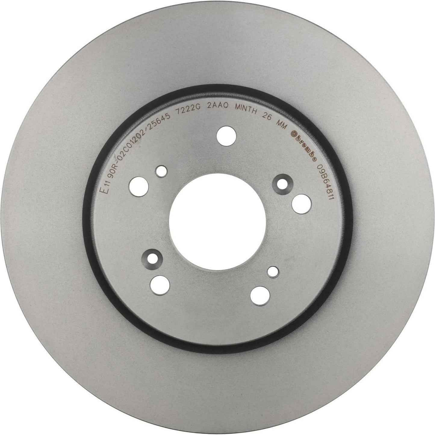 BRE-09.B648.11 - PAR DE DISCOS DE FRENO DELANTEROS PARA ACURA RDX BASE 2007-2012