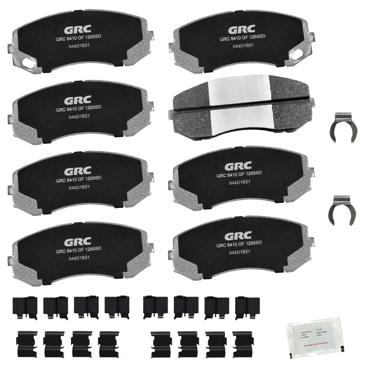 GPRD1265SD - BALATAS SEMIMETALICAS DELANTERAS PARA MITSUBISHI FUSO FE120 2005-2005