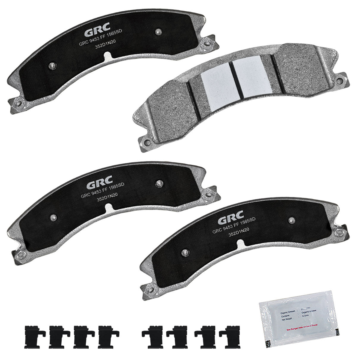 GPRD1565SD - BALATAS SEMIMETALICAS TRASERAS PARA CHEVROLET EXPRESS 4500 2015-2016