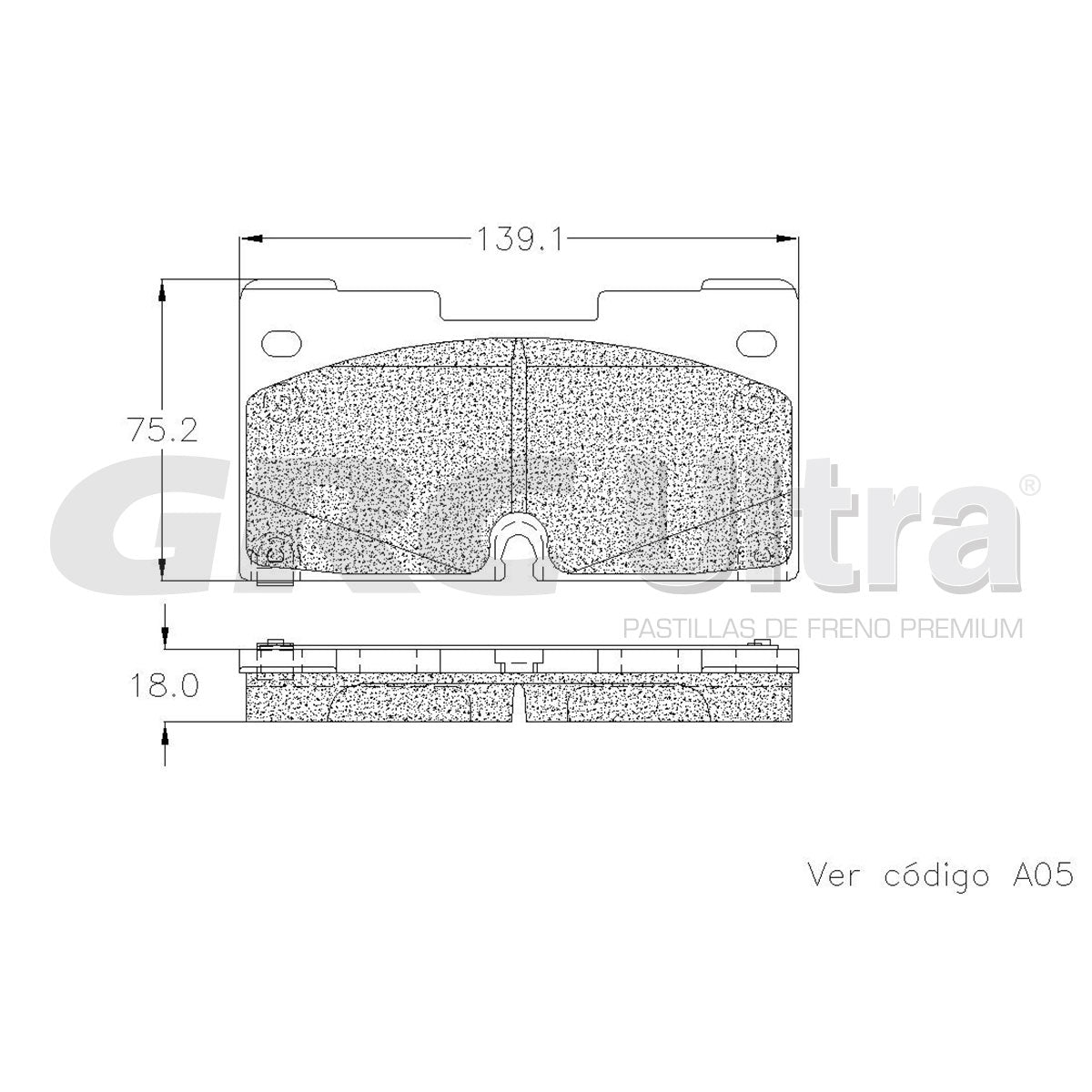 GCD2173 - BALATAS CERAMICAS DELANTERAS PARA CADILLAC ESCALADE 2021-2022