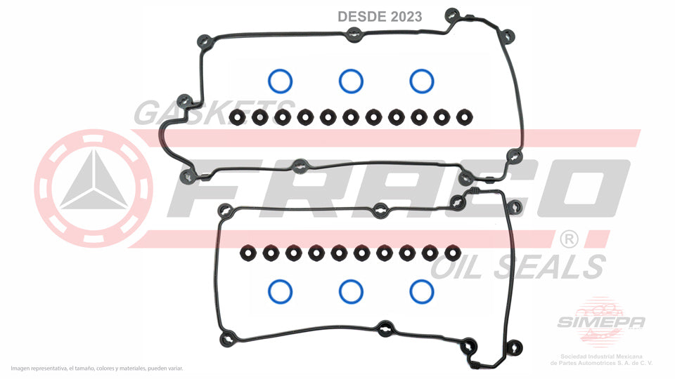 VSX-2662001 - EMPAQUE DE TAPA PUNTERIAS PARA FORD CONTOUR V6 2.5 L DOHC 24 V. DOHC 1995-2000