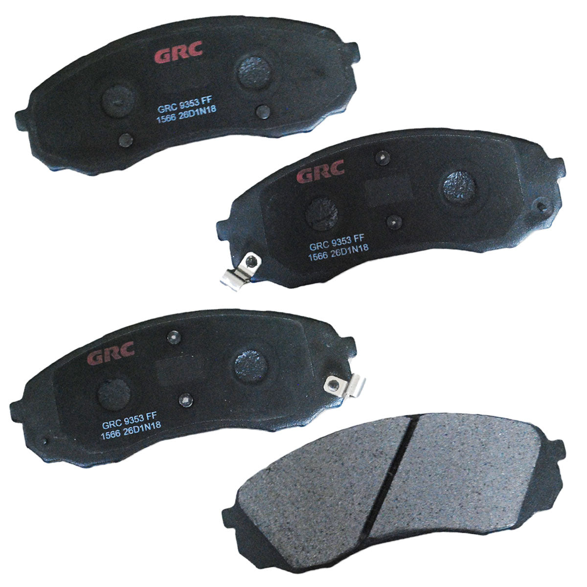 GMD1566 - BALATAS SEMIMETALICAS DELANTERAS PARA DODGE H100 VAN 2010-2013