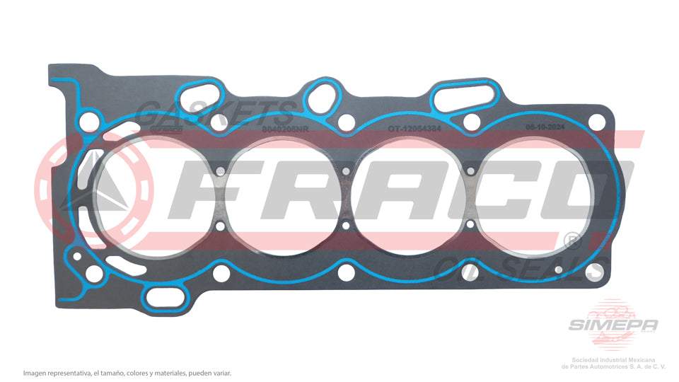 HGX-8040205-NR - EMPAQUE DE CABEZA PARA CHEVROLET PRIZM L4 1.8 L 16 V. DOHC 1ZZFE 1998-2002