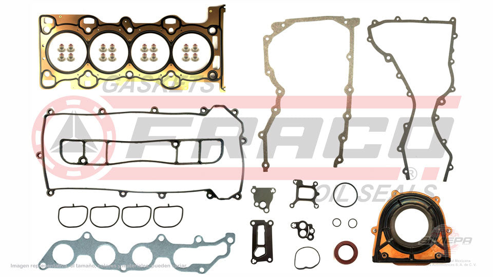 FSX-5340215 - JUEGO DE EMPAQUES PARA FORD FOCUS L4 2.3 L 16 V. DOHC 2003-2004