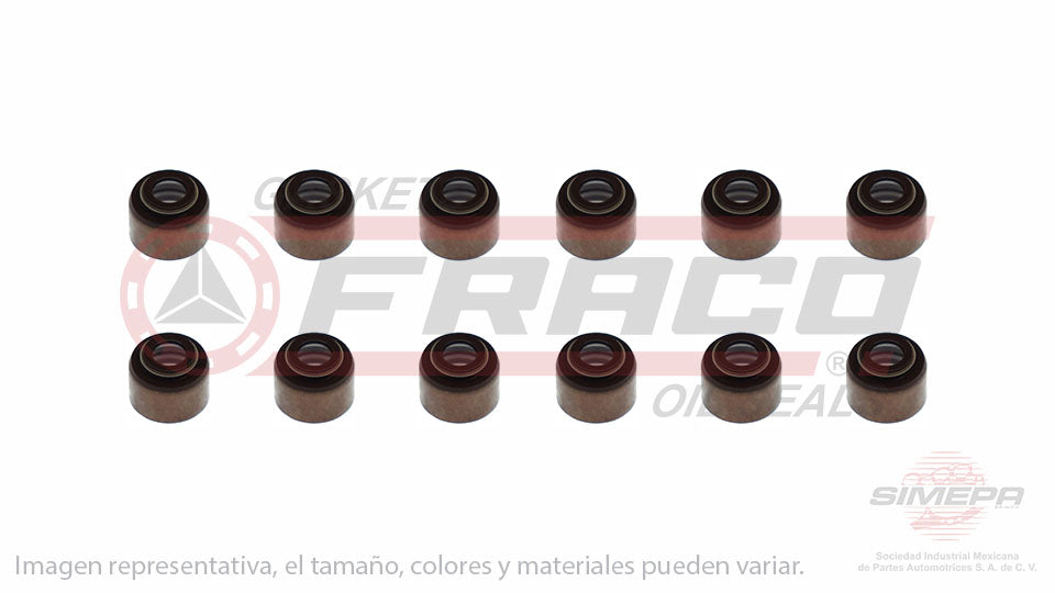 SS-5236-V-12 - SELLOS DE VALVULA POR JUEGOS PARA DODGE B150 V6 3.9 L 12 V 239 CID 1993-1994