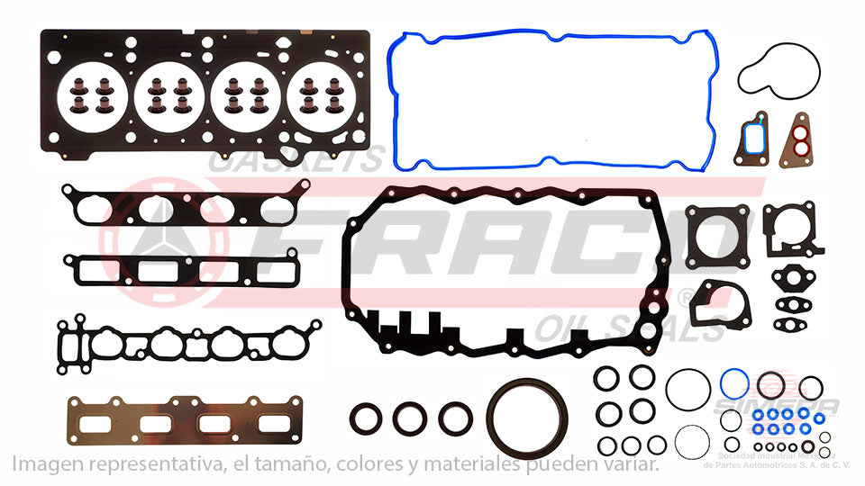 FSX-1140079 - JUEGO DE EMPAQUES PARA CHRYSLER PT CRUISER L4 2.4 L TURBO 16 V. DOHC 2003-2009
