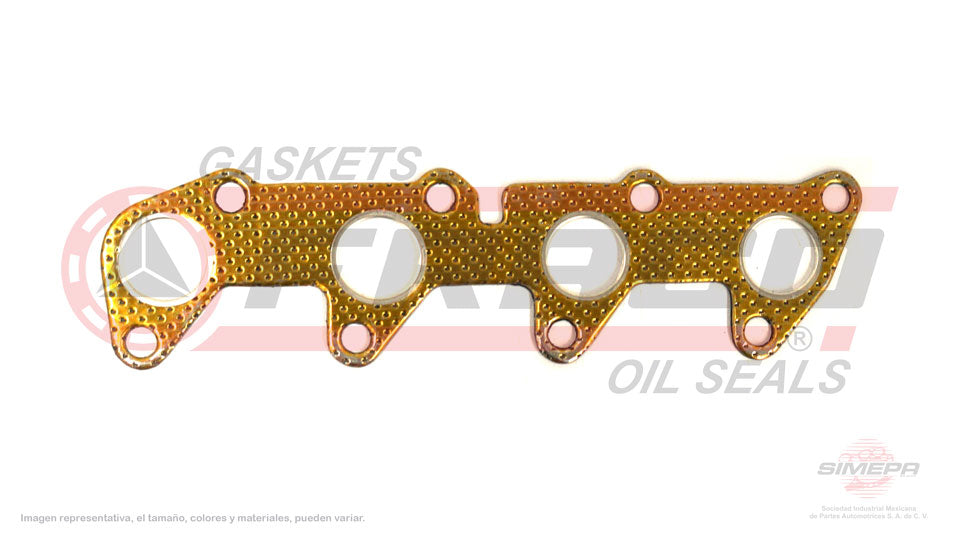 MEX-3640001 - EMPAQUE MULTIPLE DE ESCAPE PARA DODGE ATOS L4 1.0 L 12 V. SOHC G4HC 2000-2004