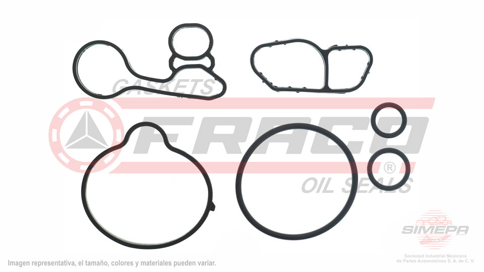 CO-6040039 - EMPAQUE ENFRIADOR DE ACEITE PARA BUICK ENCORE 1.4 L TURBO L4 16 V DOHC LUV 2012-2017