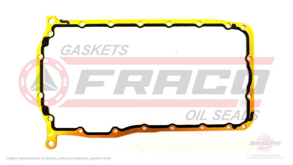OSX-8640140 - EMPAQUE DE CARTER PARA AUDI A4 L4 1.8 L 20V 20 V. DOHC 2001-2006