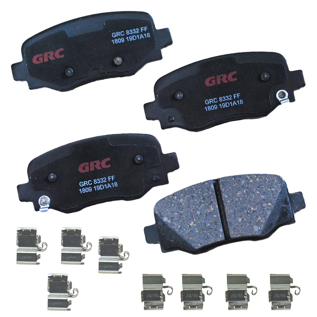 GCD1809 - BALATAS CERAMICAS TRASERAS PARA DODGE HORNET 2023-2023