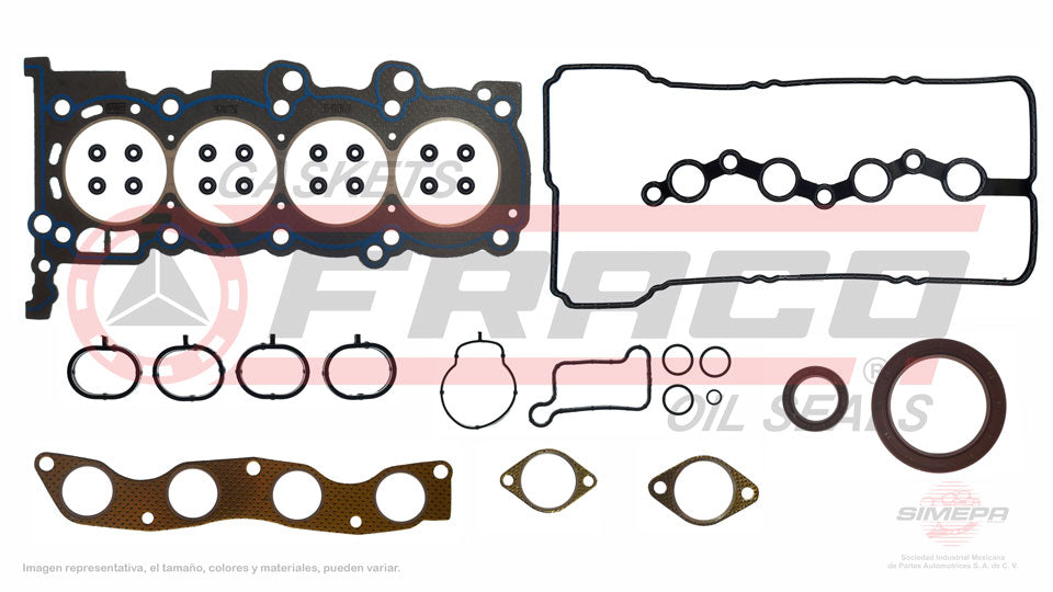 FSX-3640012SB - JUEGO DE EMPAQUES PARA HYUNDAI I10 L4 1.2 L 16 V. DOHC G4LA 2009-2014