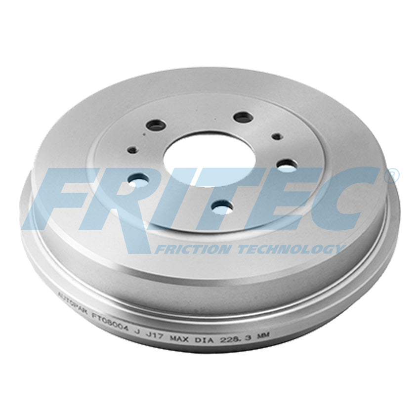 FT-08004 PAR TAMBORES DE FRENO TRASEROS FORD FOCUS AMBIENTE 4 CIL 2L 2014-2014