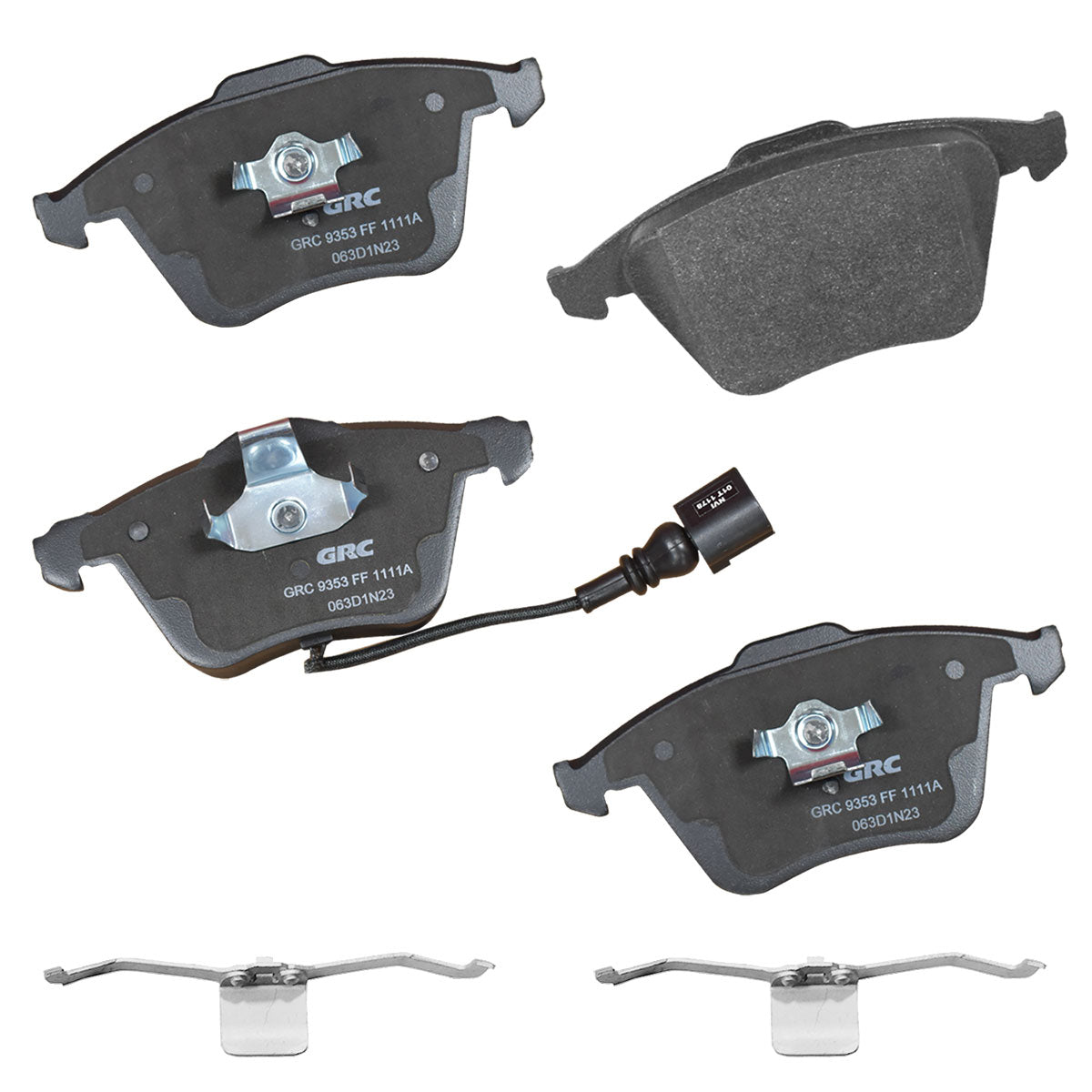 GMD1111A - BALATAS SEMIMETALICAS DELANTERAS PARA VOLKSWAGEN CC HIGHLINE V6 3.6L 2011-2011