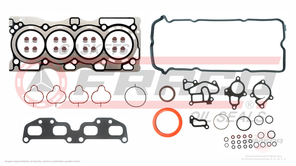 FSX-5840296 - JUEGO DE EMPAQUES PARA NISSAN FRONTIER L4 2.5 L 16 V. DOHC QR25DE 2005-2017