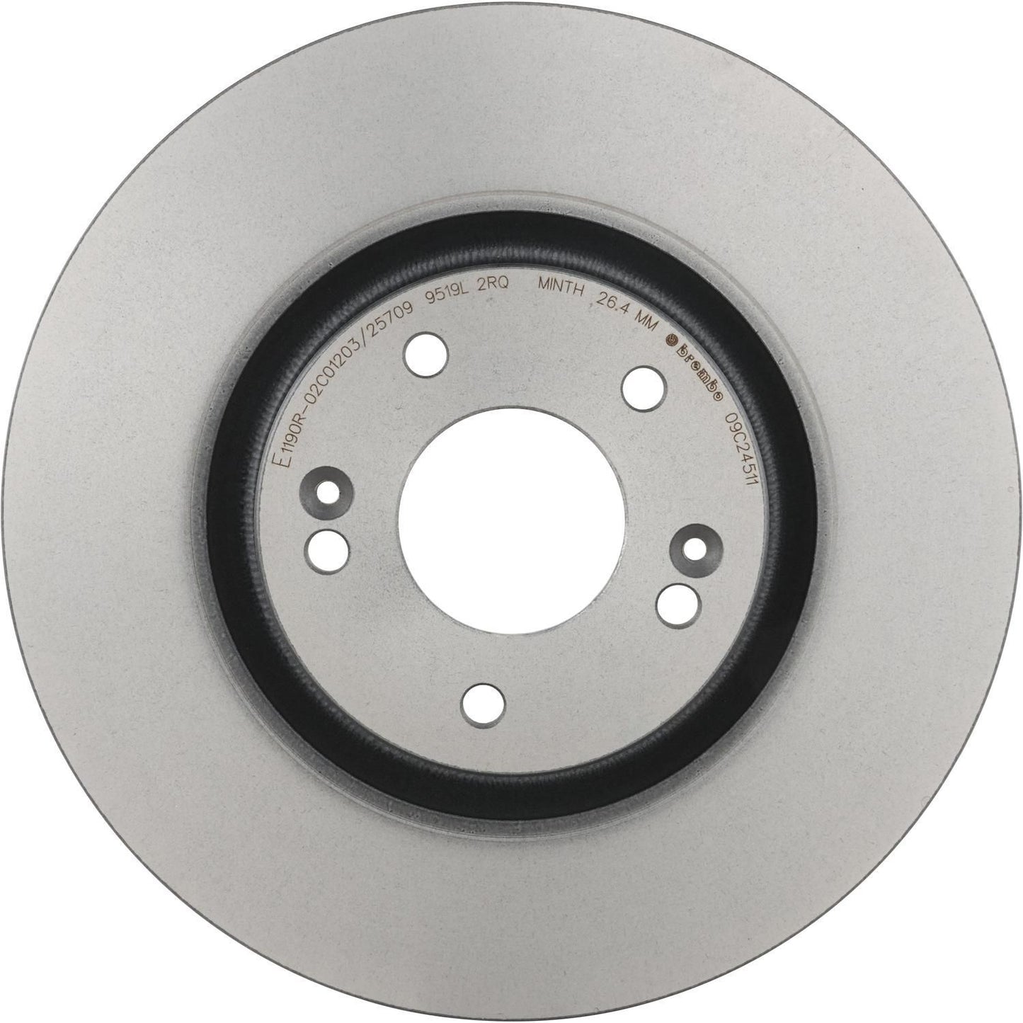 BRE-09.C245.11 - PAR DE DISCOS DE FRENO DELANTEROS PARA HYUNDAI SONATA GLS 2015-2018