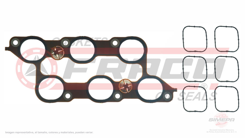 MIX-3062086 - EMPAQUE MULTIPLE DE ADMISION PARA BUICK ENCLAVE V6 3.6 L 24 V DOHC LLT LFX 2009-2015