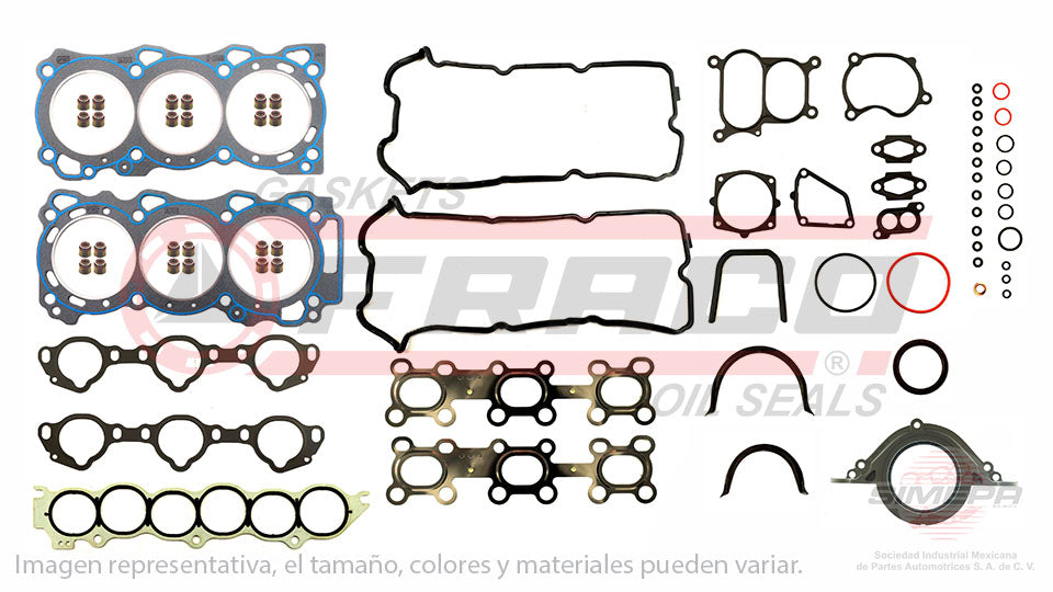 FSX-5862030SB - JUEGO DE EMPAQUES PARA INFINITI I35 V6 3.5 L 24 V. DOHC VQ35DE 2002-2004