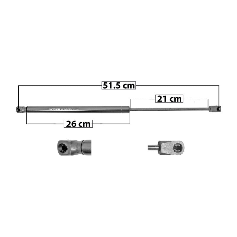 MANJ-50916 - AMORTIGUADOR 5TA PUERTA PARA NISSAN MURANO 2009-2014 DERECHA/IZQUIERDA