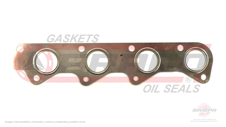 MEX-8640090 - EMPAQUE MULTIPLE DE ESCAPE PARA VOLKSWAGEN LUPO L4 1.6 L 8 V. SOHC EA111 BAH 2005-2009