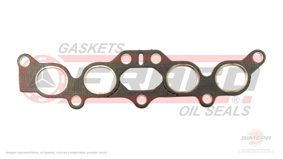MEX-8040287 - EMPAQUE MULTIPLE DE ESCAPE PARA TOYOTA CAMRY L4 2.0 L 16 V. DOHC 3SFE 1987-1991