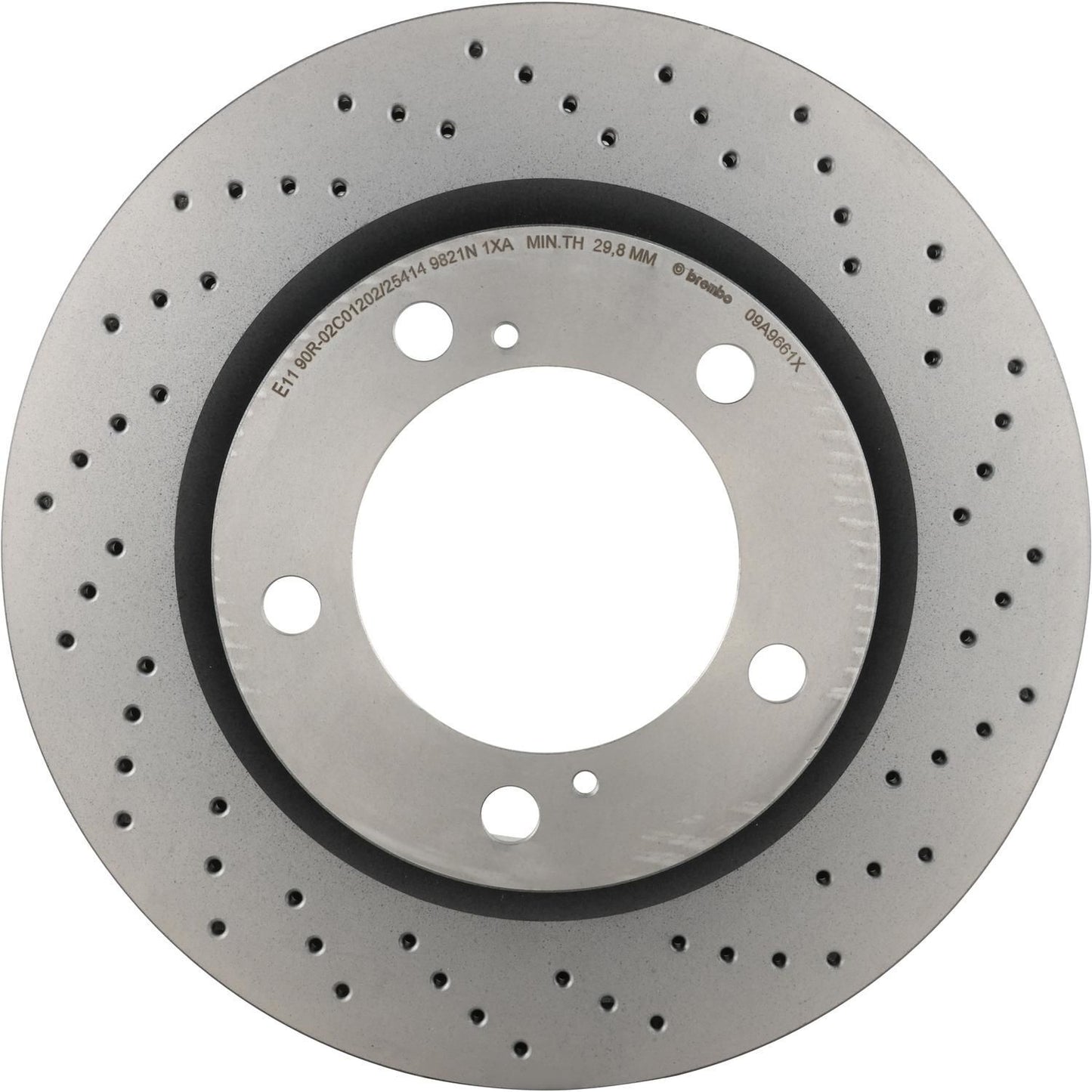 BRE-09.A966.1X - PAR DE DISCOS DE FRENO DELANTEROS PARA LEXUS LX570 BASE 2008-2015