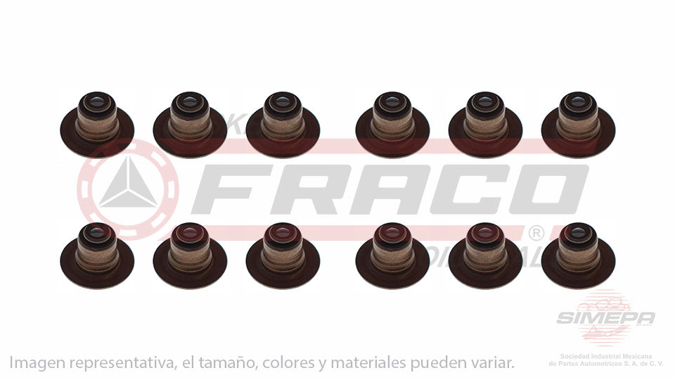 SS-2420-V-12 - SELLOS DE VALVULA POR JUEGOS PARA DODGE DAKOTA V6 3.7 L 12 V EKG SOHC 2004-2011