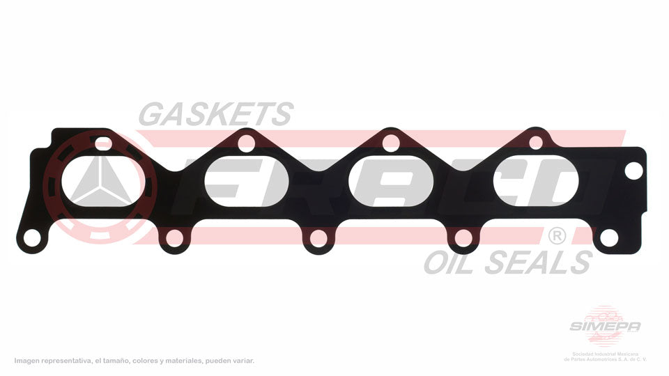 MIX-6540170-1 - EMPAQUE MULTIPLE DE ADMISION PARA RENAULT MEGANE L4 1.8 L 16 V. DOHC F4P 2001-2003