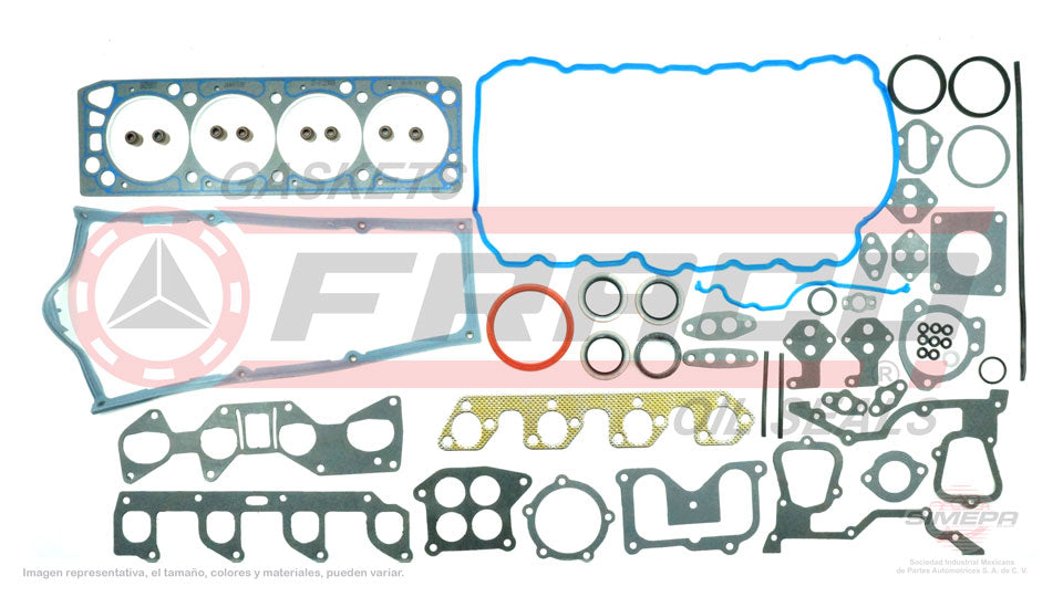 FSX-2640074 - JUEGO DE EMPAQUES PARA FORD RANGER L4 2.3 L SOHC 8 V. 140 CID 1991-1994