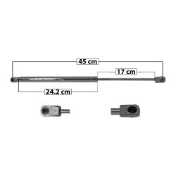 MANJ-33497 - AMORTIGUADOR 5TA PUERTA PARA CHEVROLET MALIBU 2004-2007 DERECHA/IZQUIERDA