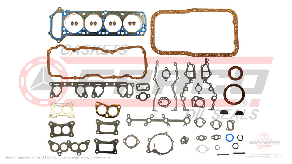 FSX-5840236 - JUEGO DE EMPAQUES PARA NISSAN 200SX L4 2.0 L 8 V. SOHC Z20E 1980-1981