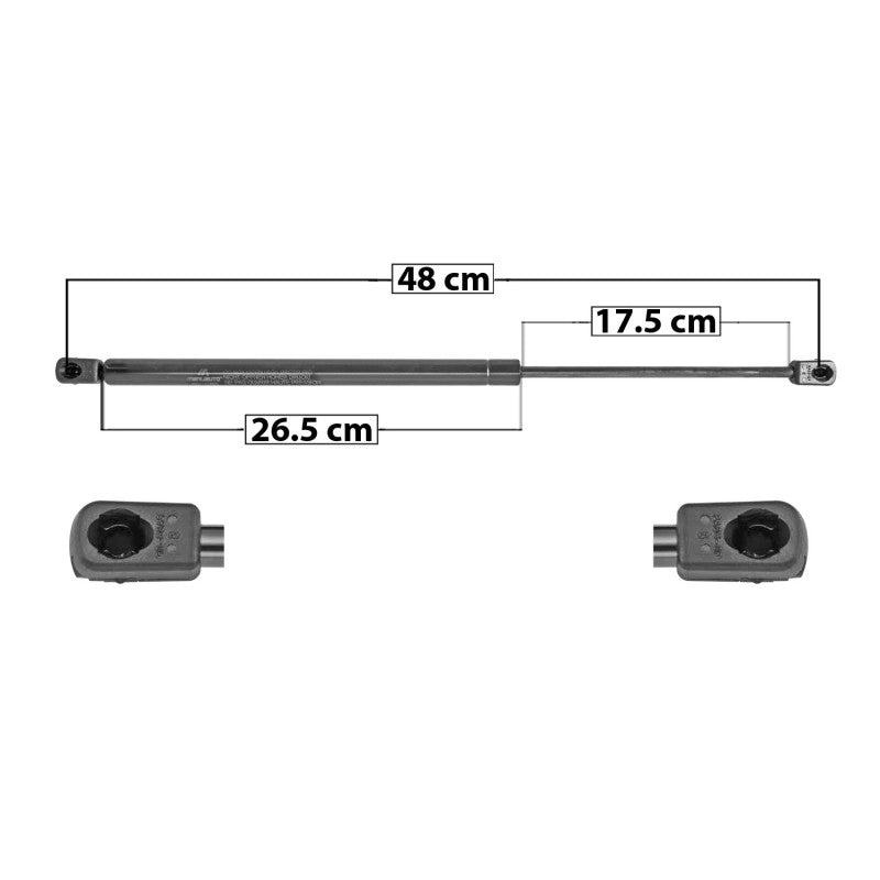 MANJ-60031 - AMORTIGUADOR 5TA PUERTA PARA DODGE CALIBER 2007-2012 DERECHA/IZQUIERDA