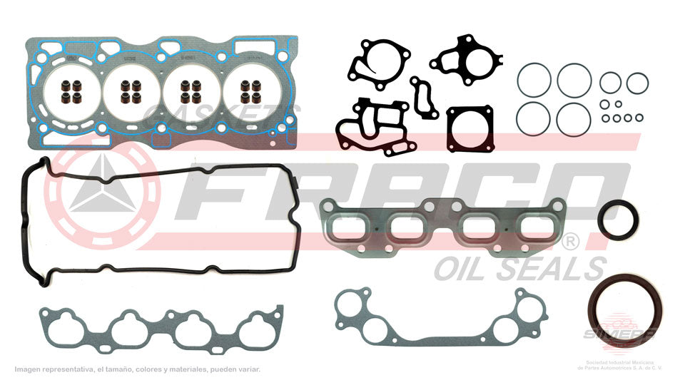 FSX-5840294 - JUEGO DE EMPAQUES PARA NISSAN URVAN L4 2.5 L 16 V. DOHC QR25DE 2008-2013